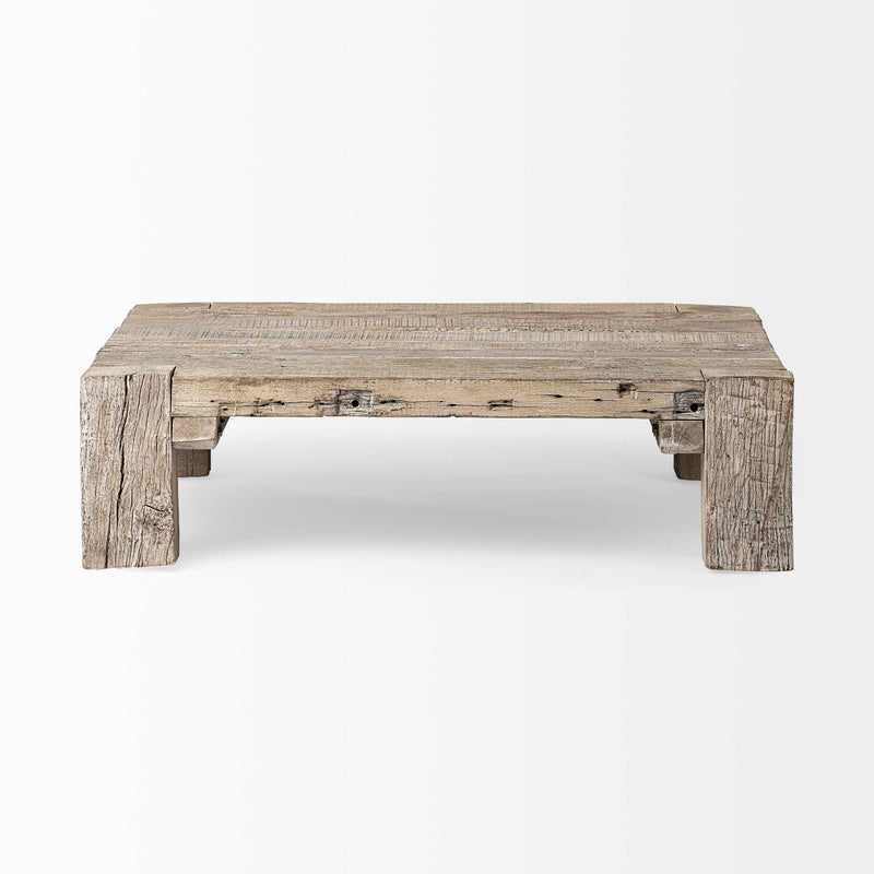 Square Reclaimed Solid Wood Coffee Table