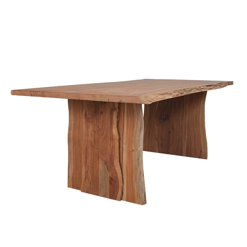 Solid Acacia Wood Live Edge Dining Table